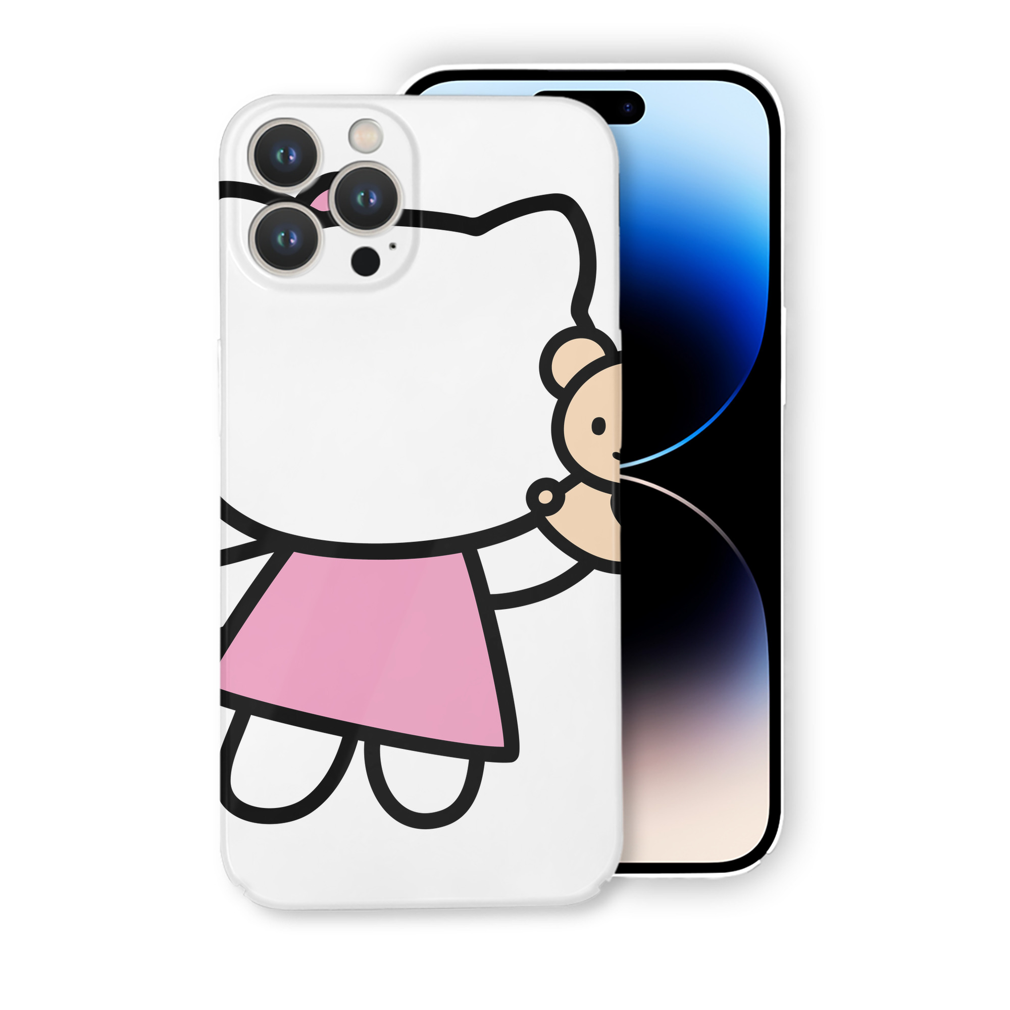 （画像用） Hello Kitty ハローキティ 【iPhone 14シリーズ対応】ハードケース